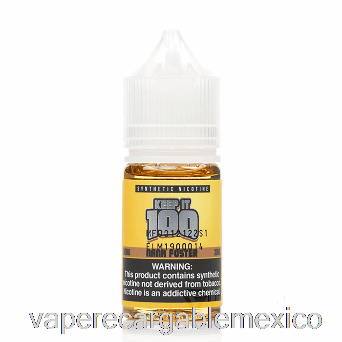 Vape Recargable Nana Foster Sales - Keep It 100 - 30ml 50mg